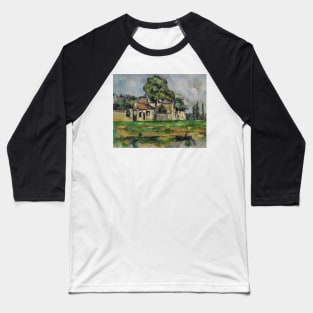 Banks of the Marne by Paul Cezanne Baseball T-Shirt